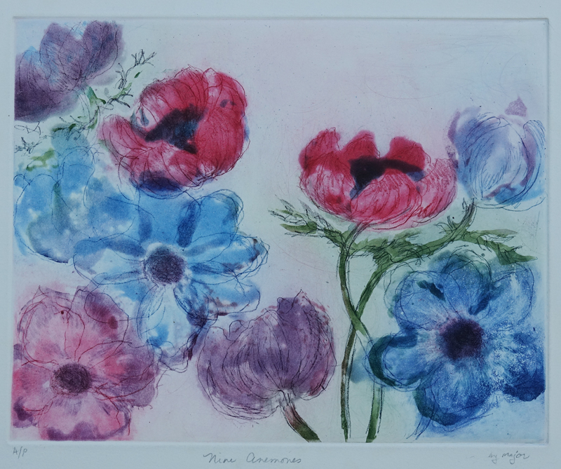 Nine Anemones